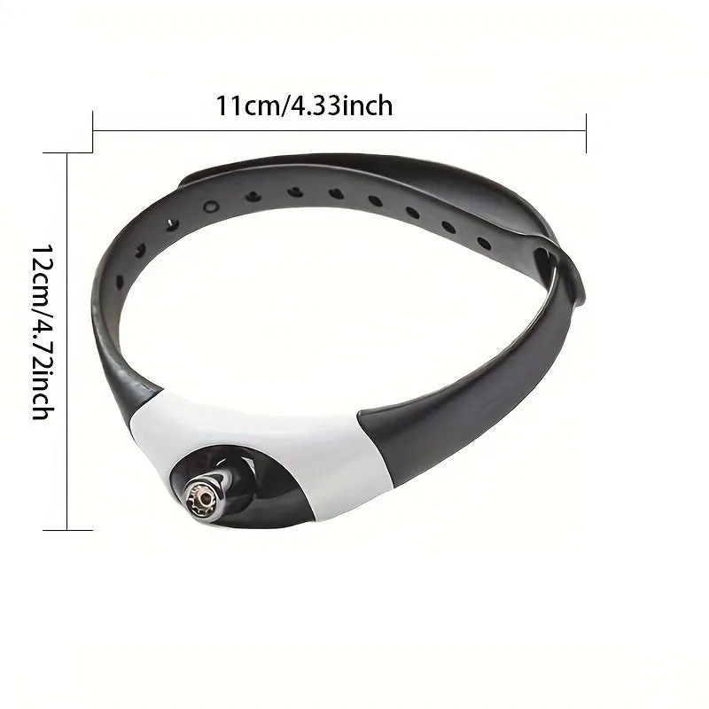 Pet cat toy laser collar in simple pattern with ABS material, available in black blue purple green, hands-free use