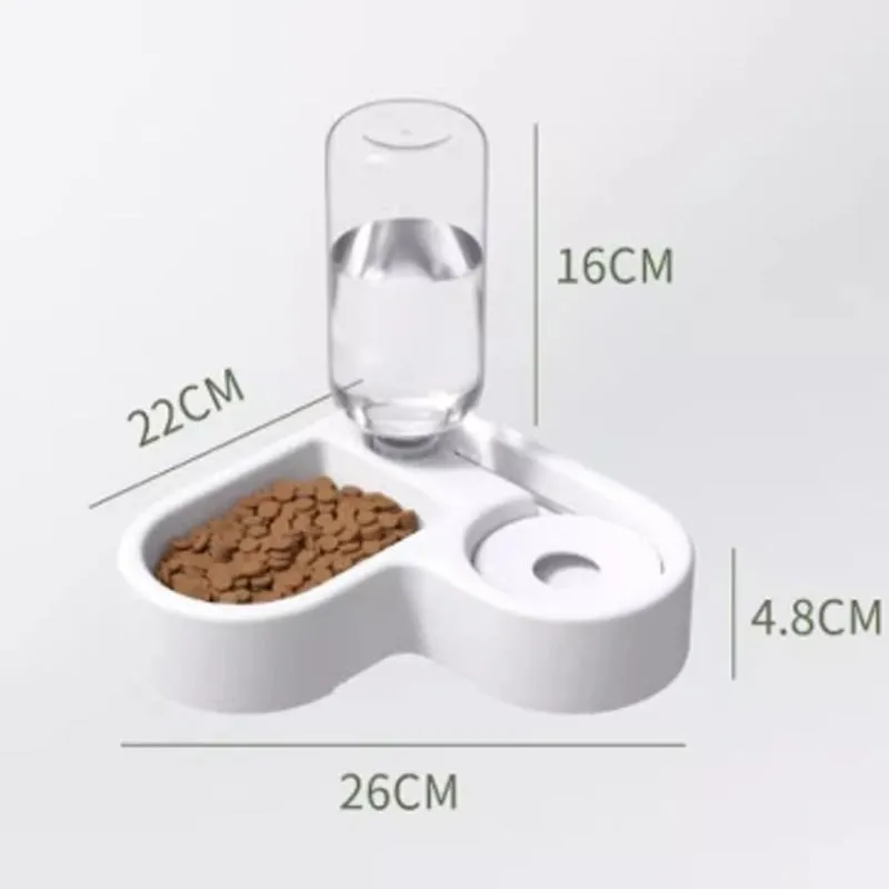 White cat water fountain with food-grade materials and 2.5 litre capacity