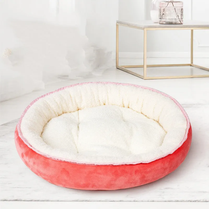 Dog mattress in Pink size S with dimensions 45cm length and 40cm width for small pets