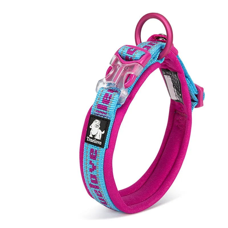 Large dog training harness with handle, nylon webbing, aluminium alloy buckles, SBR padding, multiple colours and sizes