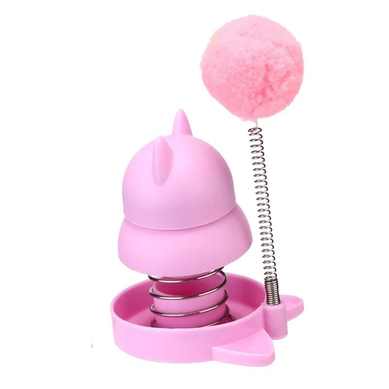 Cat toy with mint ball measuring 55mm diameter for hairball relief and teeth cleaning