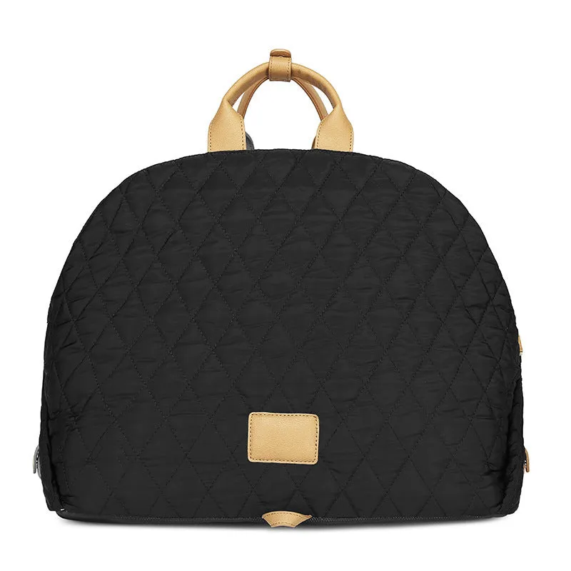 Nylon pet handbag carrier for cats, L size 57x48x34cm, available in black colour option