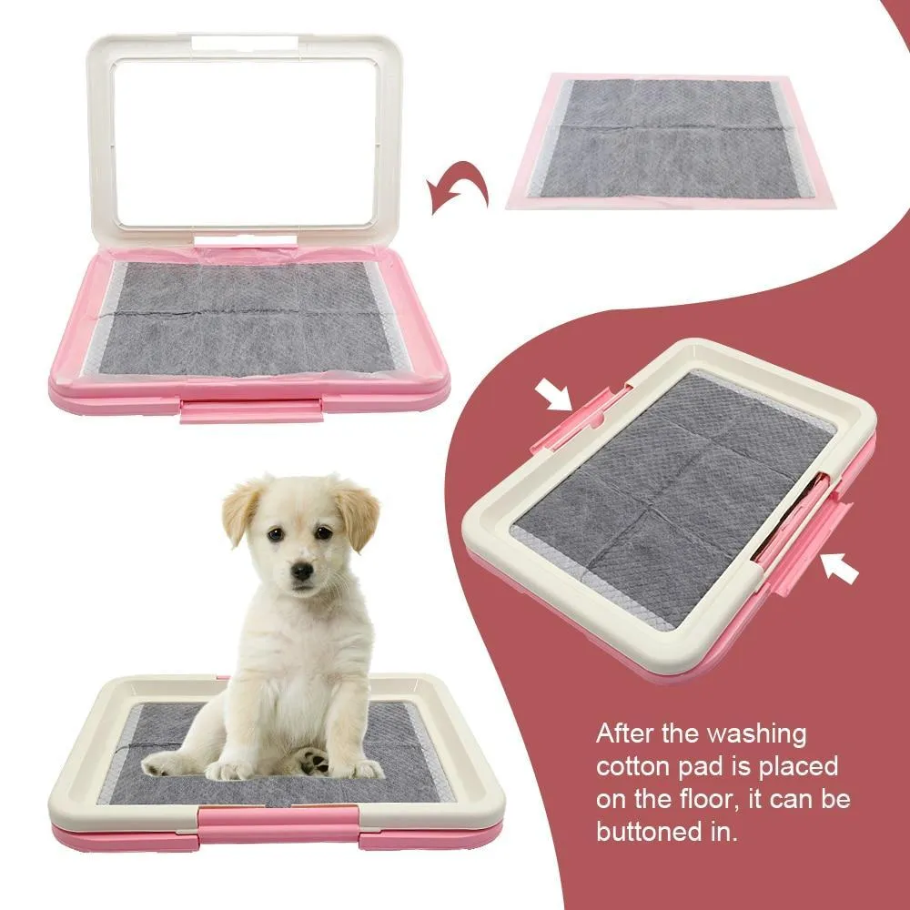 47x35x6cm blue dog toilet urinal inducer mat on floor for indoor training
