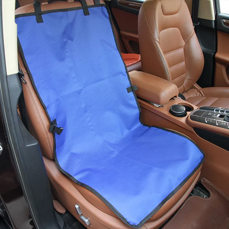 Waterproof Oxford fabric car dog seat cover 106x46.5cm in blue provides seat protection from pet mess