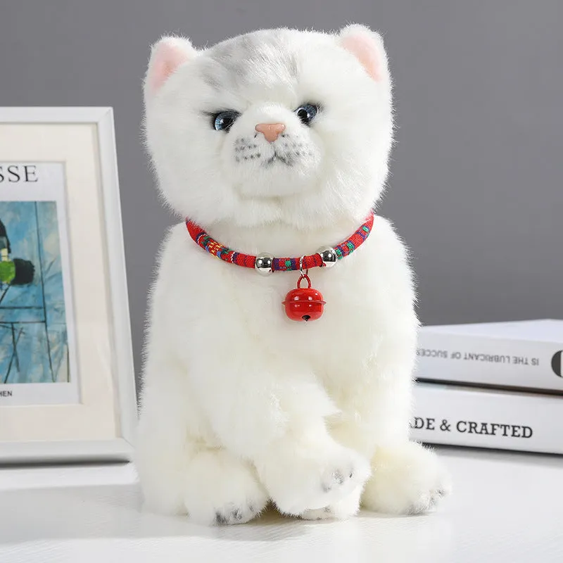 Coloured ethnic pattern adjustable pet collar with metal bell and D-ring on a nylon strap.