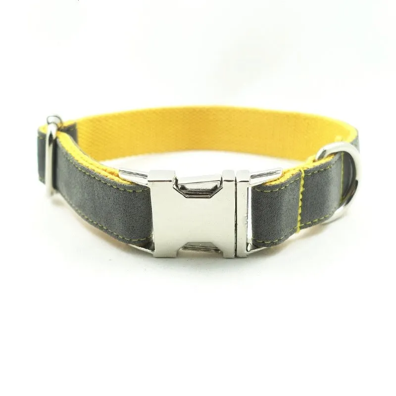 Retractable dog collar in bubble colour made from polyester, available in sizes XS to XL