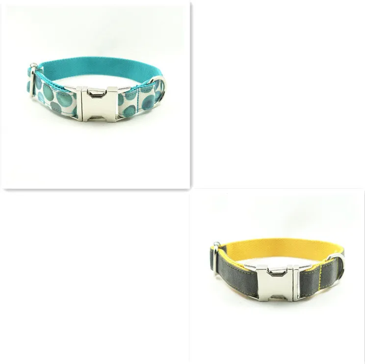 Retractable dog collar in bubble colour made from polyester, available in sizes XS to XL