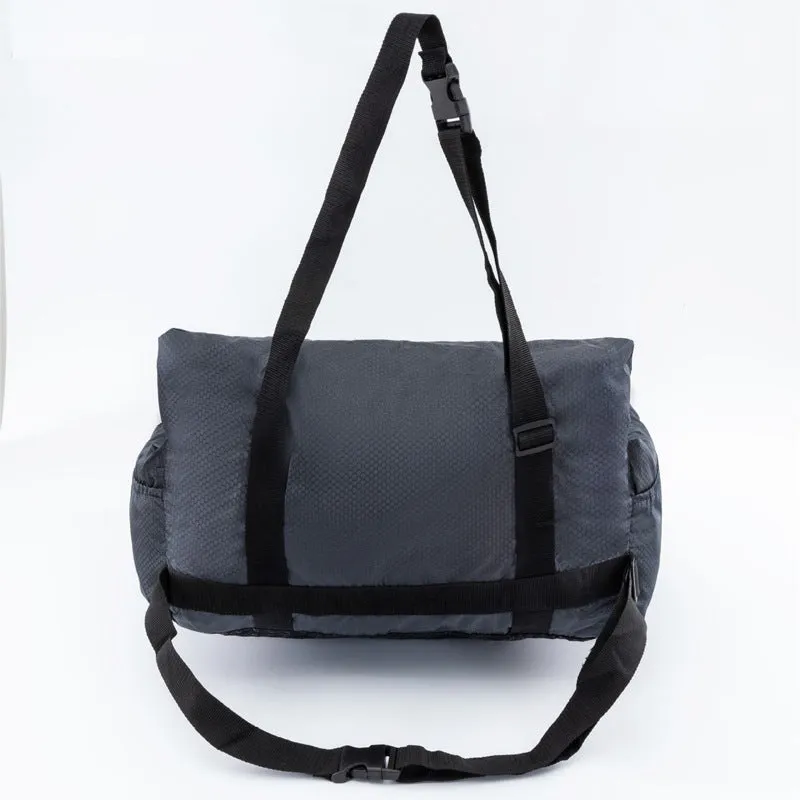 Cloth car pet seat kennel for cats and dogs in dark grey, 55cm x 50cm x 32cm