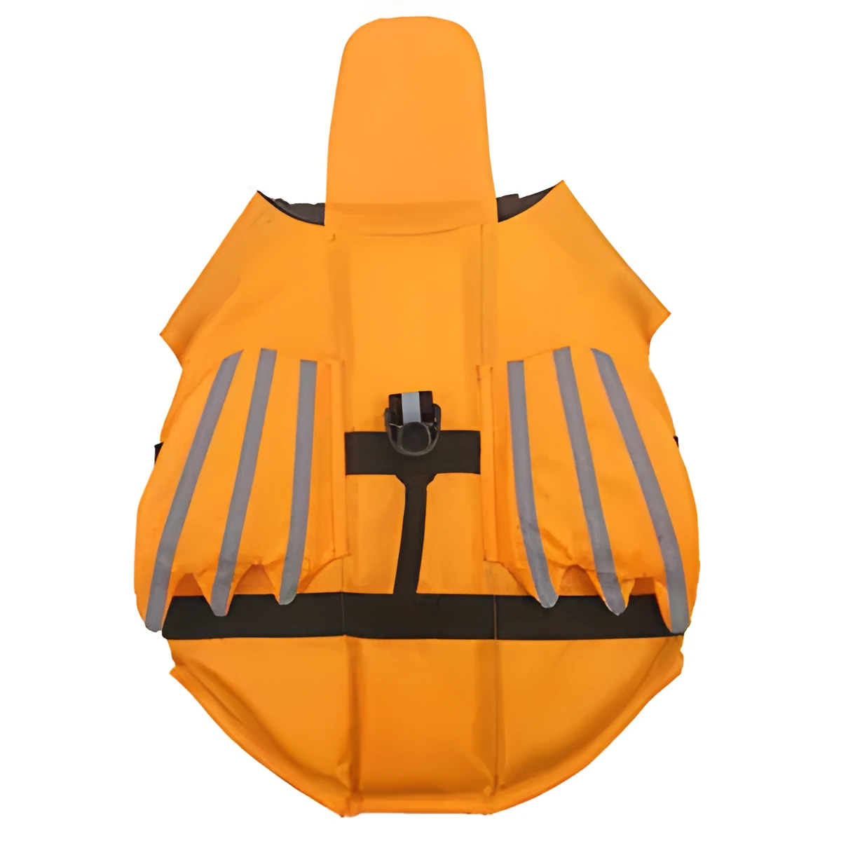 Angel Wings reflective polyester pet life jacket in blue and orange for dogs