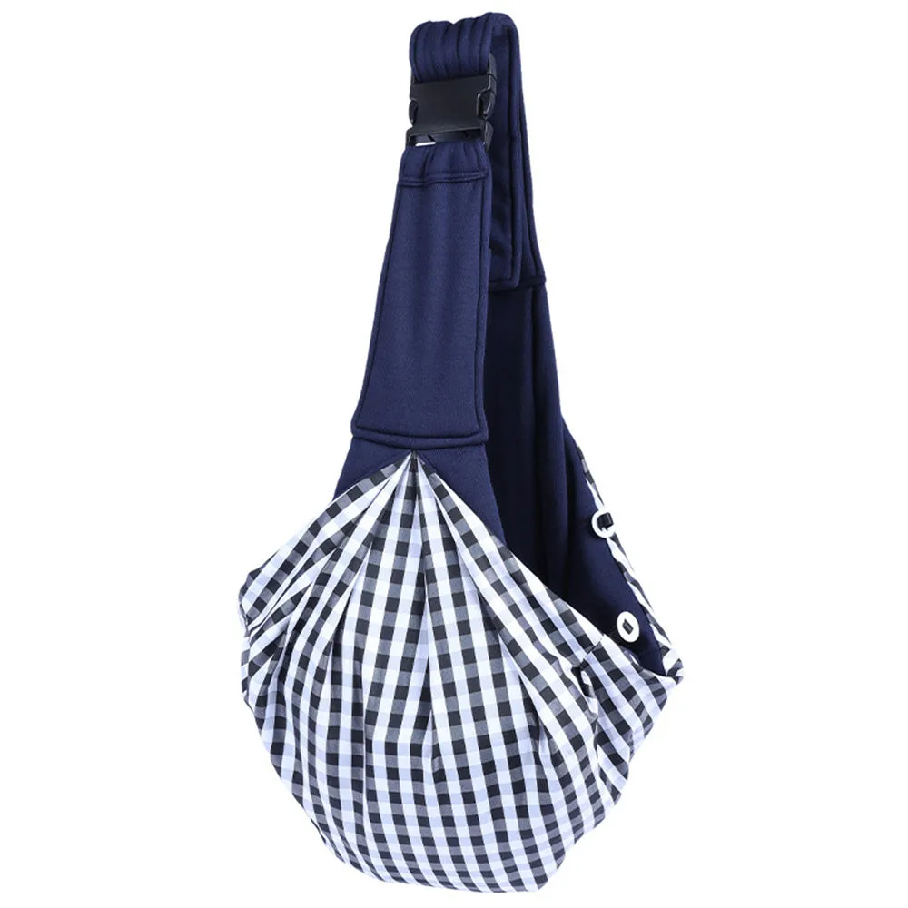 Grey pet shoulder bag for cats and dogs up to 13kg with adjustable strap and phone pocket