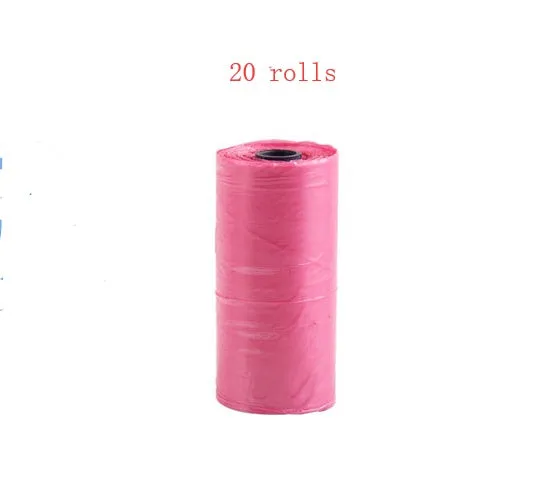 Bone-shaped pet garbage bag dispenser in new PP material, 8cm long and 5cm wide, on a table