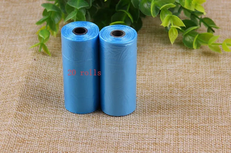 Bone-shaped pet garbage bag dispenser in new PP material, 8cm long and 5cm wide, on a table