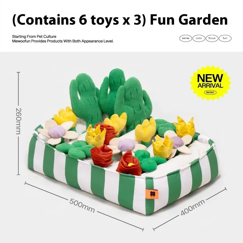 Themed dog sniffing mat enrichment toy in one of ten available designs