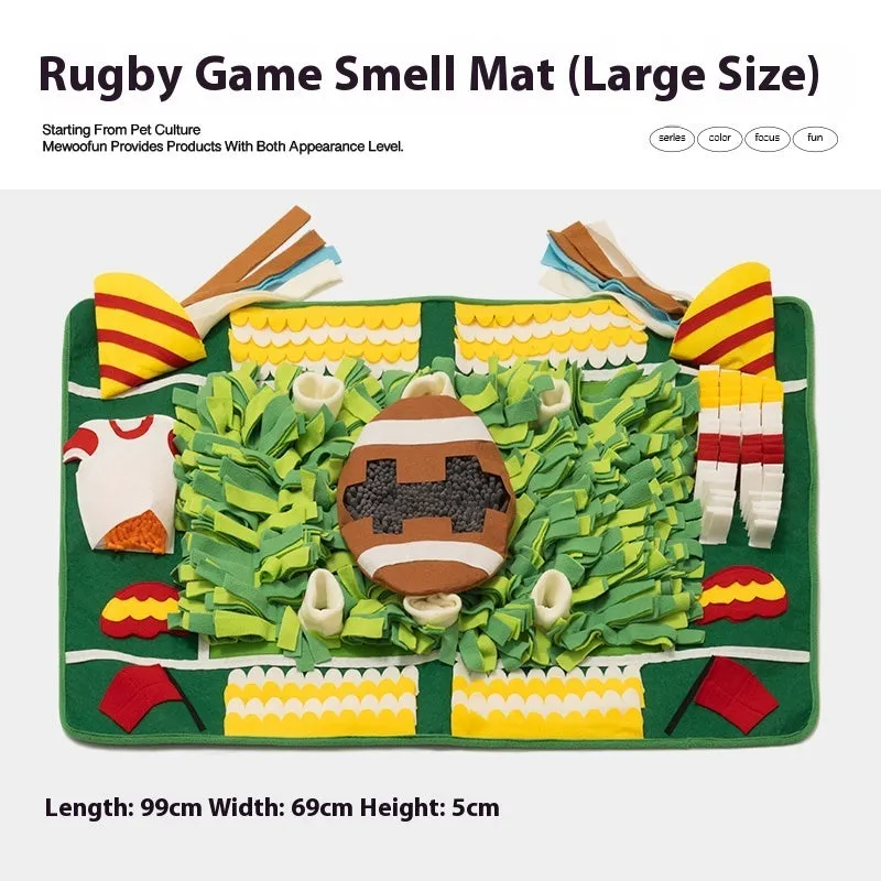 Themed dog sniffing mat enrichment toy in one of ten available designs