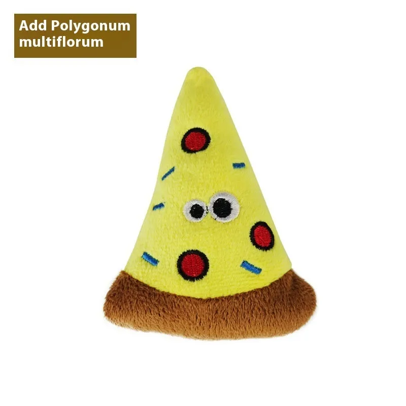 Polygonum multiflorum catnip teething pillow in food design for feline dental care