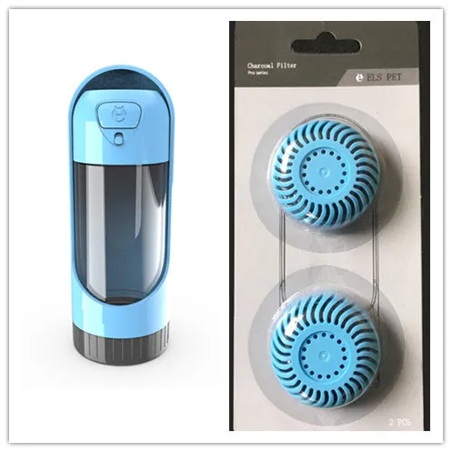Automatic pet drinking fountain 300 ml capacity ABS PC construction in apricot colour