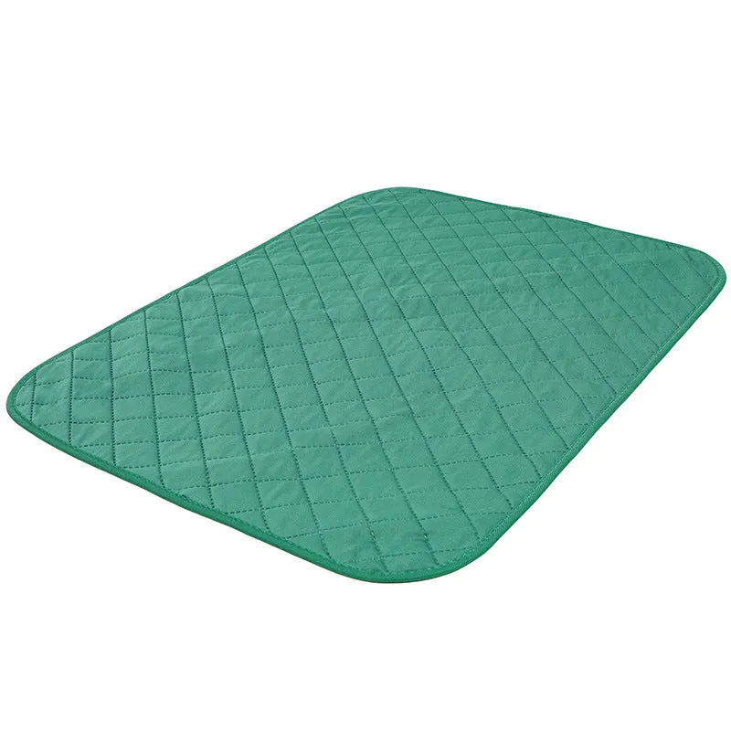 Natural bamboo fibre pet training pad in beige, moisture-proof and deodorant, foldable for travel
