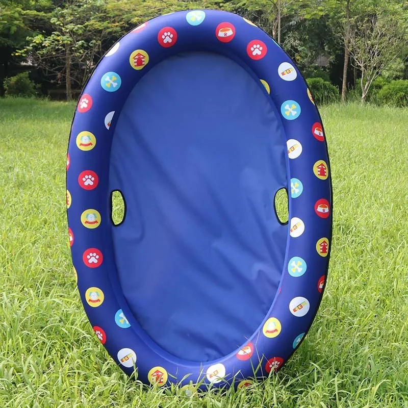 Dog swimming pool inflatable hammock with 210D Oxford cloth and PVC liner for pets up to 40kg