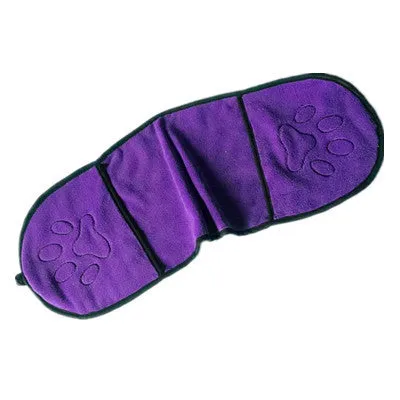 Pink pet paw cleaning cup with silicone brush and handle
