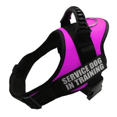 Personalised Custom Reflective Breathable Dog Harness No Pull Adjustable Pet Harness Vest for Small Large Dogs with Patch Nylon Chest Strap Many Sizes and Colours