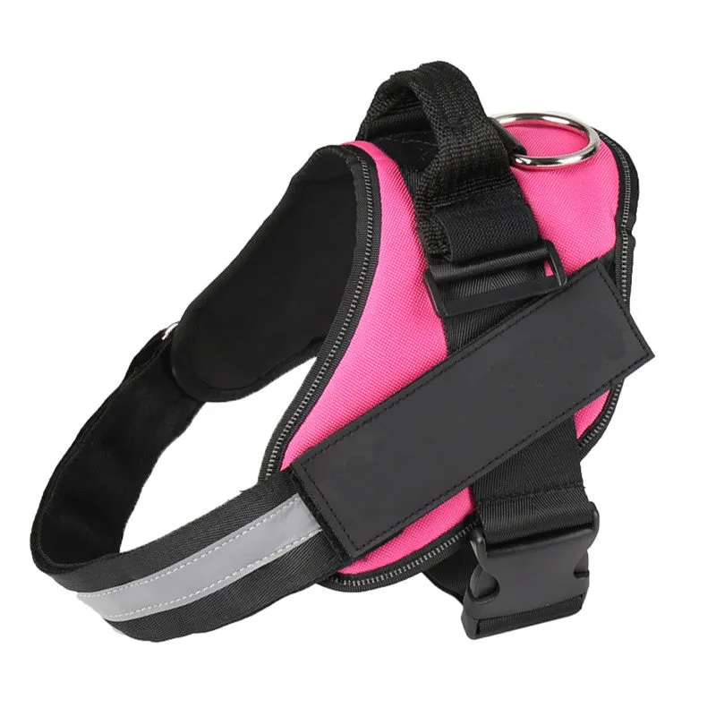 Personalised Custom Reflective Breathable Dog Harness No Pull Adjustable Pet Harness Vest for Small Large Dogs with Patch Nylon Chest Strap Many Sizes and Colours
