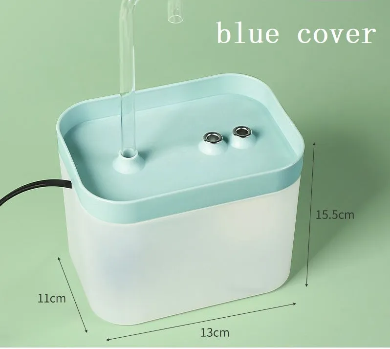 Automatic cat water fountain 1.5L USB mute pump recirculating filtering drinker bowl for cats and pets