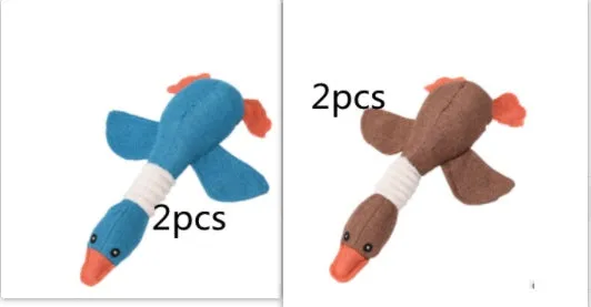 Dayan dog plush sound toy in multiple animal designs with squeaker