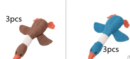 Dayan dog plush sound toy in multiple animal designs with squeaker