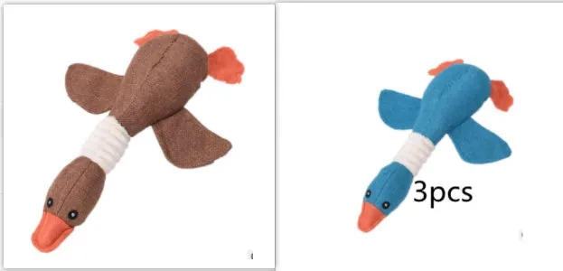 Dayan dog plush sound toy in multiple animal designs with squeaker