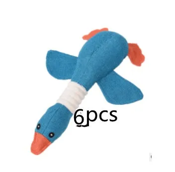 Dayan dog plush sound toy in multiple animal designs with squeaker