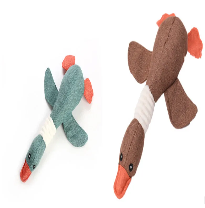 Dayan dog plush sound toy in multiple animal designs with squeaker