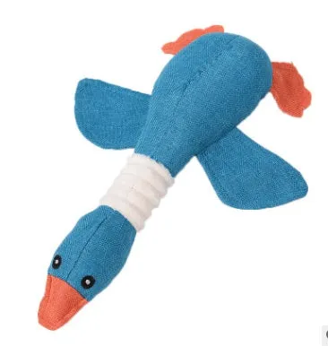 Dayan dog plush sound toy in multiple animal designs with squeaker