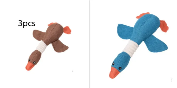 Dayan dog plush sound toy in multiple animal designs with squeaker