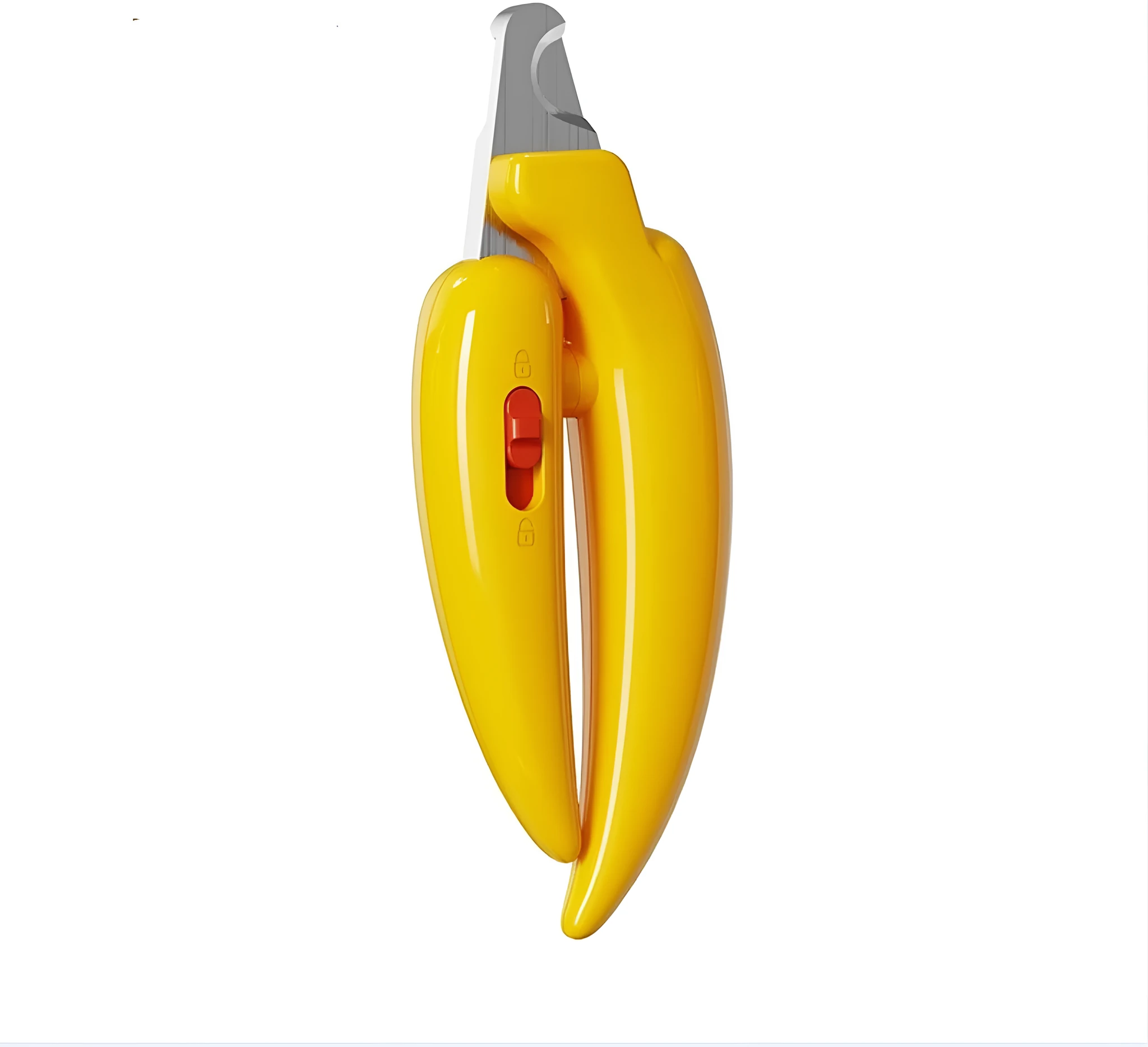 Pet nail clippers with stainless steel blades, anti-splash baffle, and ergonomic handle in green