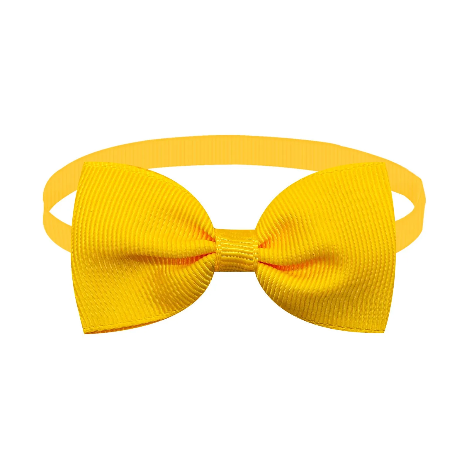 Adjustable thread belt bow tie for cats and dogs, monochrome pattern, available in multiple colours