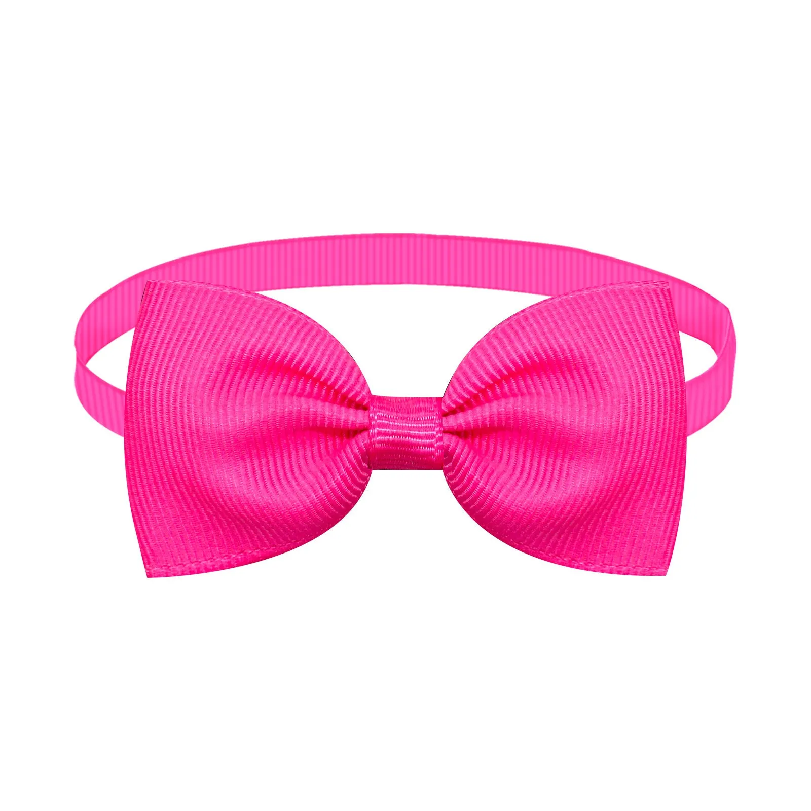 Adjustable thread belt bow tie for cats and dogs, monochrome pattern, available in multiple colours