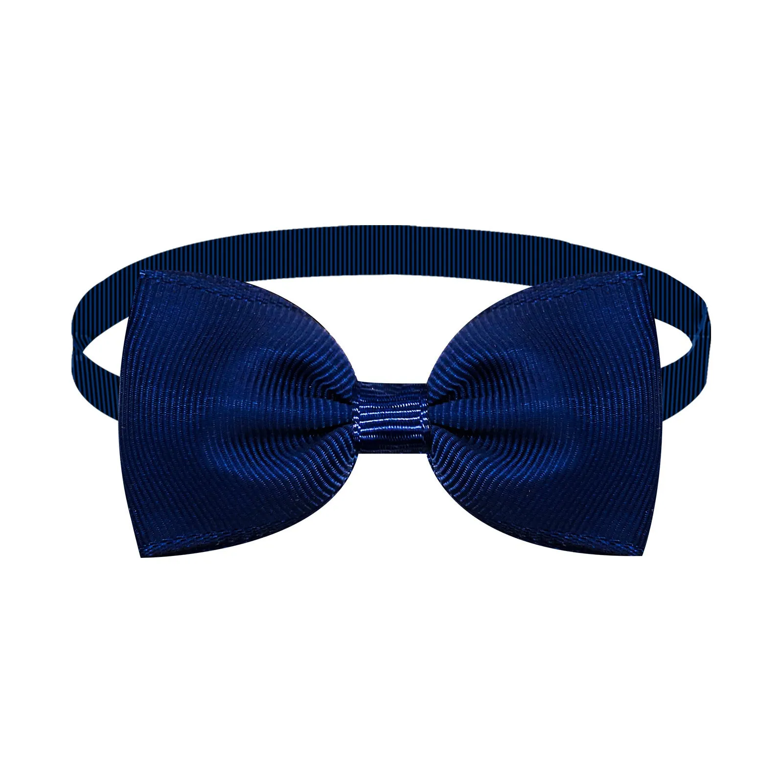 Adjustable thread belt bow tie for cats and dogs, monochrome pattern, available in multiple colours