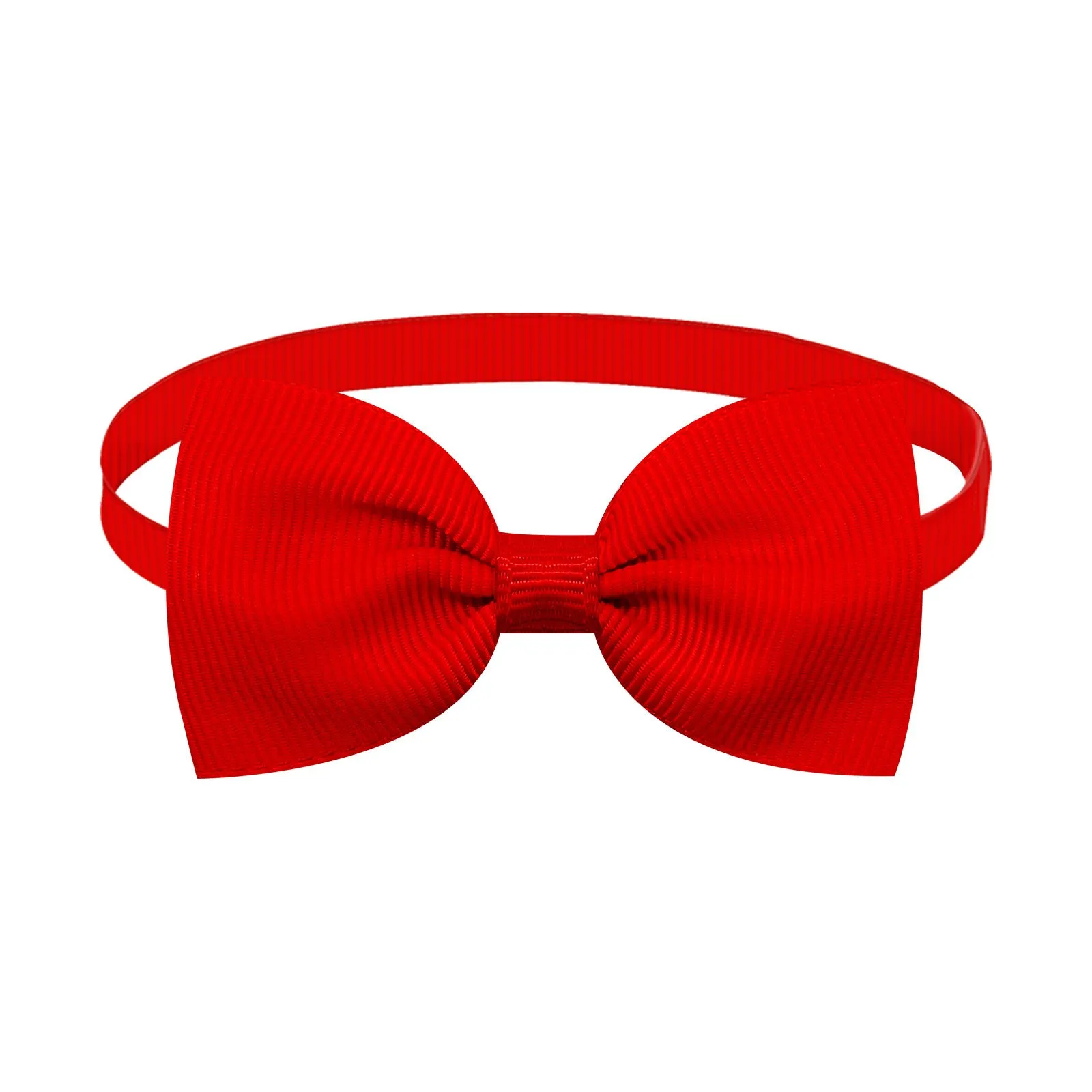 Adjustable thread belt bow tie for cats and dogs, monochrome pattern, available in multiple colours