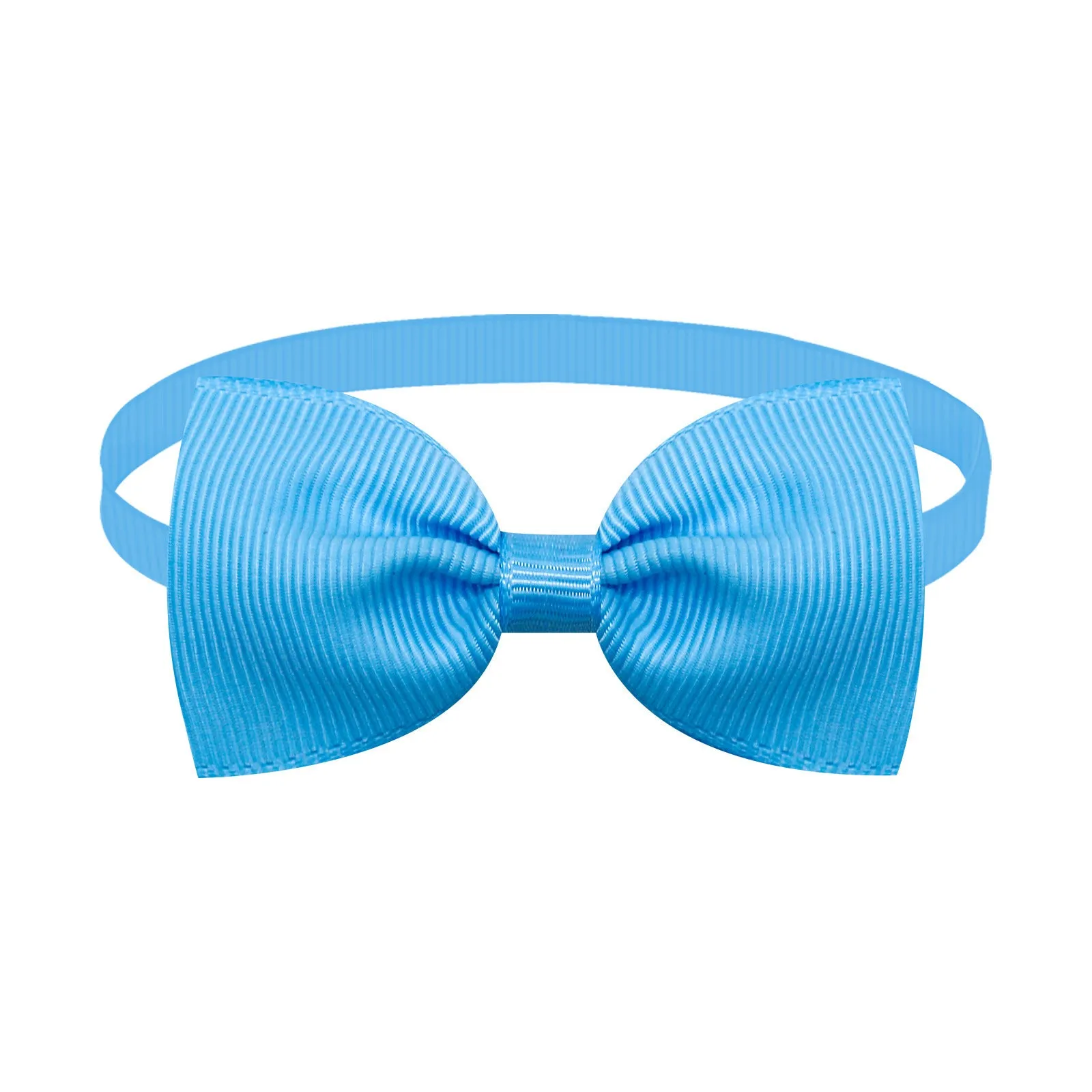 Adjustable thread belt bow tie for cats and dogs, monochrome pattern, available in multiple colours