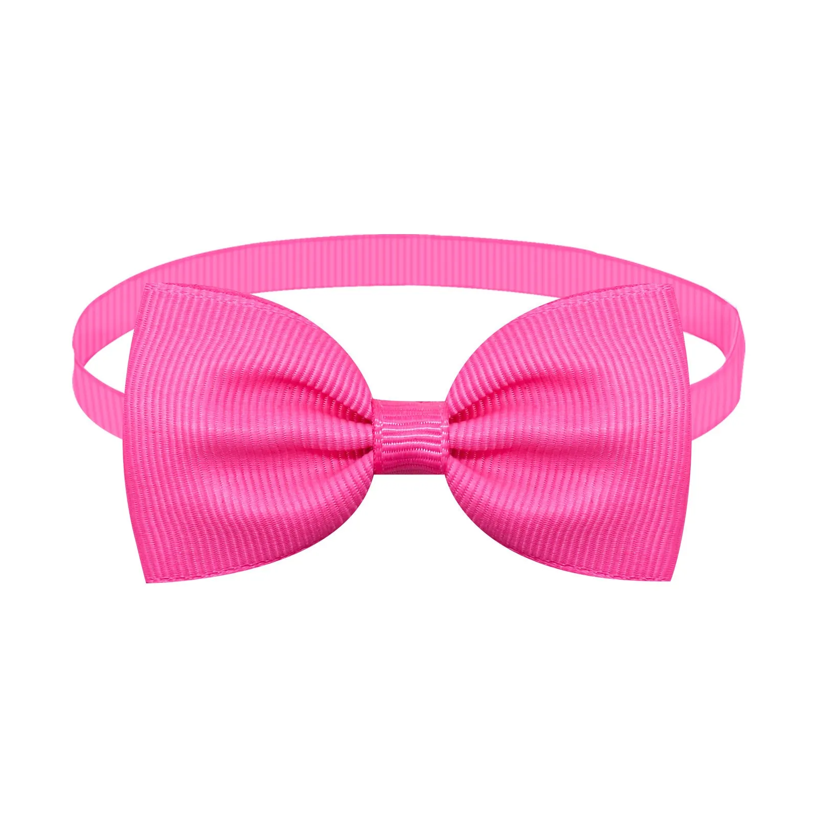 Adjustable thread belt bow tie for cats and dogs, monochrome pattern, available in multiple colours