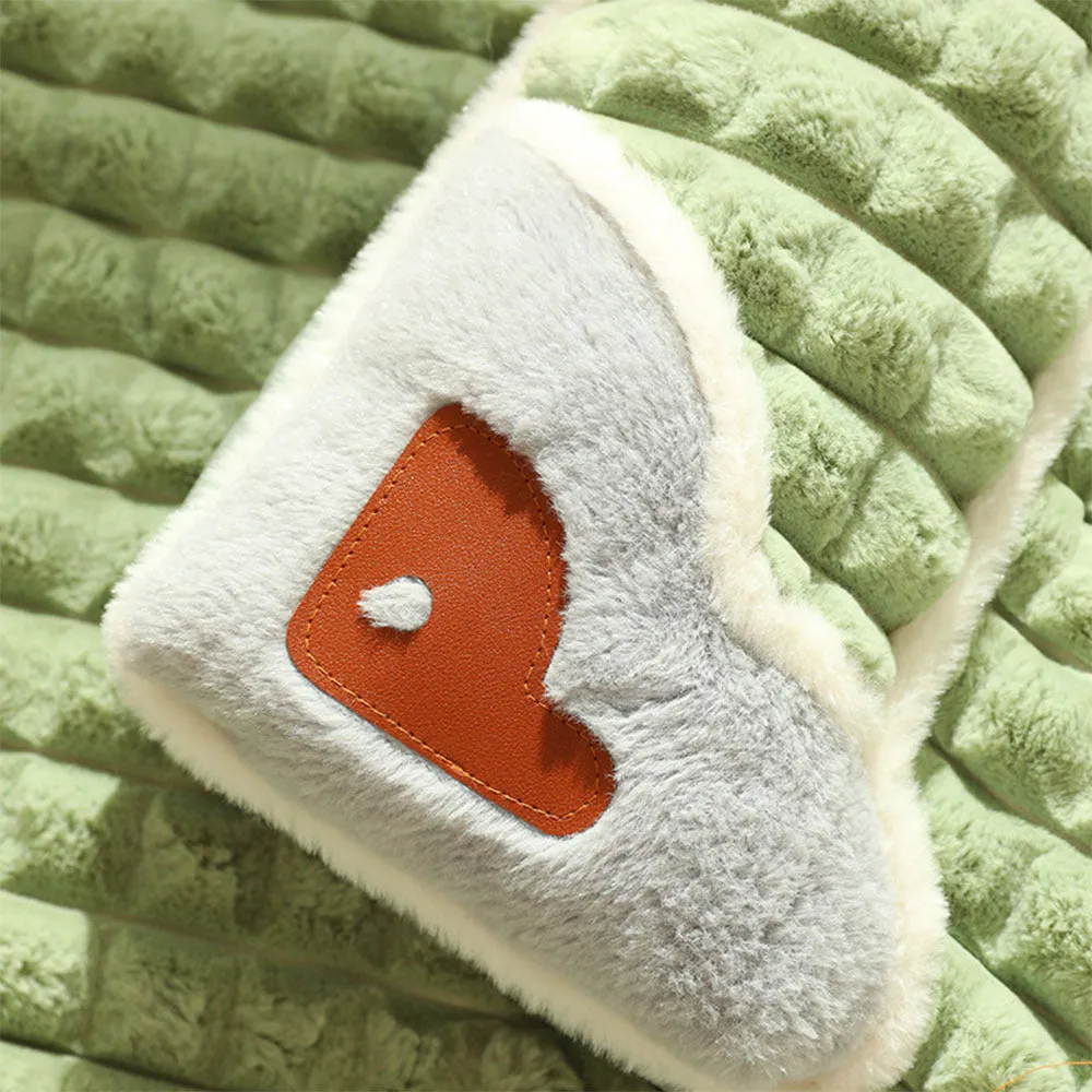 Winter warm removable pet sleeping pad for dogs and cats, size 3XL 100x70cm, in green colour