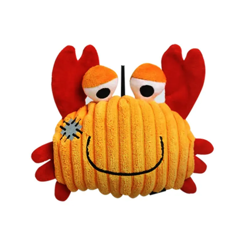 Interactive dog toy with self-moving ball and rechargeable battery, featuring a plush hedgehog cover for small and medium dogs