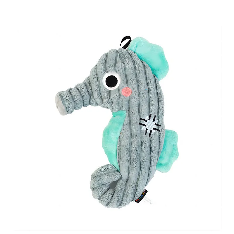 Interactive dog toy with self-moving ball and rechargeable battery, featuring a plush hedgehog cover for small and medium dogs