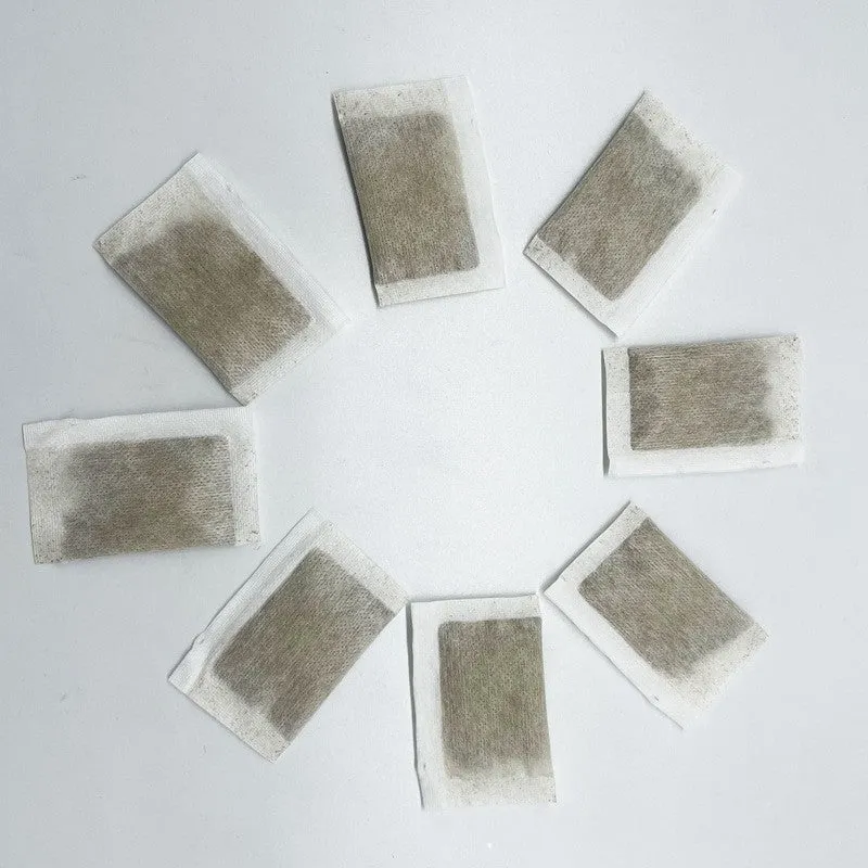 Catnip tea bag 1 gram in non-woven fabric pouch with catnip leaves visible inside