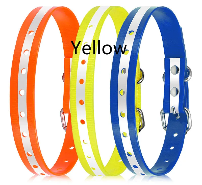 Silicone bark suppressant dog collar in black, showing adjustable buckle and silicone material