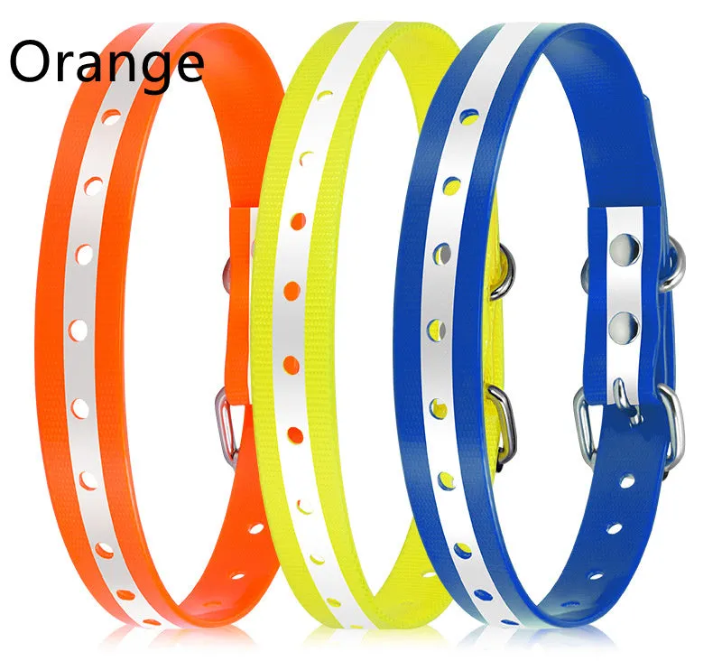Silicone bark suppressant dog collar in black, showing adjustable buckle and silicone material