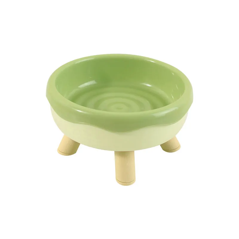 Donut Four Legs cat bowl in PP plastic, 300ml, stable four-leg design for anti-spill feeding