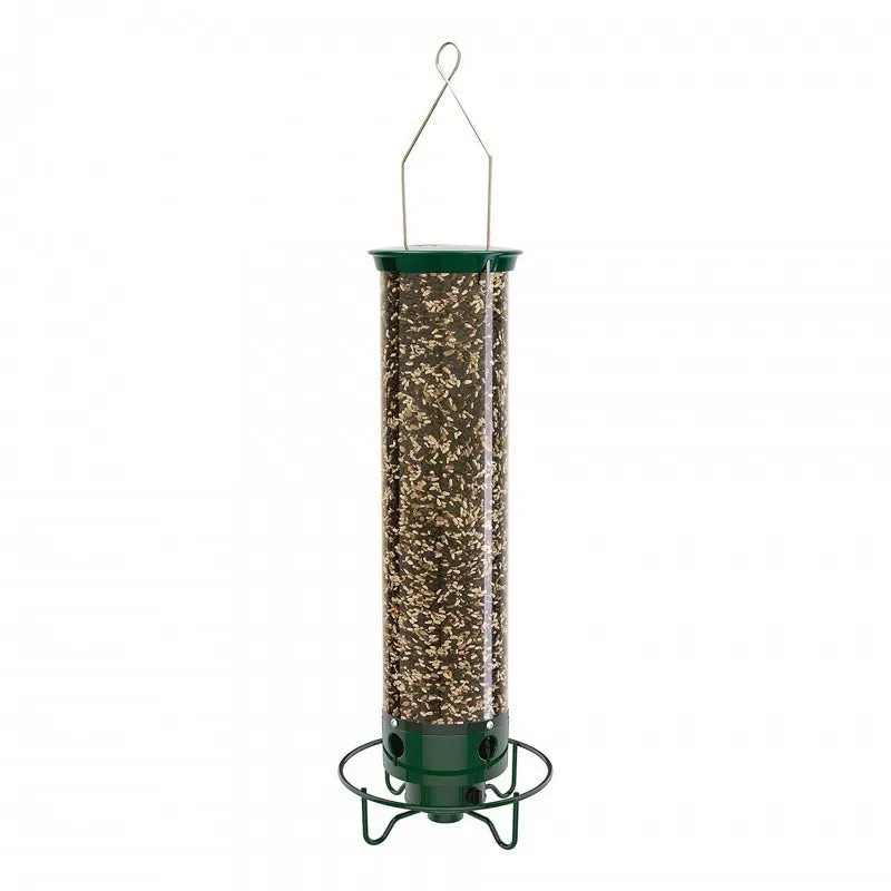 White metal hanging hummingbird feeder bird cage in geometric style with iron construction