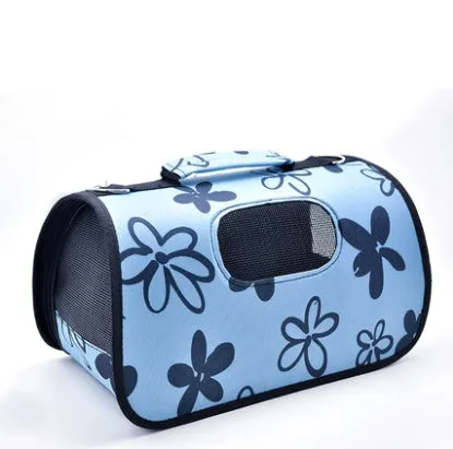Pet dog outing bag carrying backpack in black for small dogs with hands-free design and adjustable straps