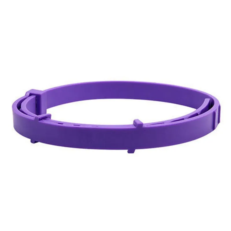 Adjustable pet anti-mosquito collar for cats and dogs with natural plant extracts in grey packaging